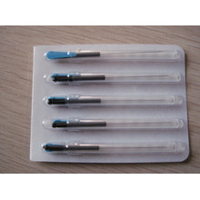 Aiguilles d&#39;acupuncture avec manche en plastique environnemental et conducteur